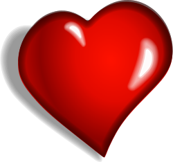 Grafik eines roten Herzen